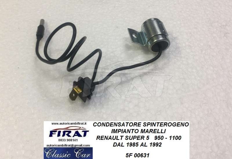 CONDENSATORE SPINTEROGENO RENAULT SUPER 5 950-1100(00631)